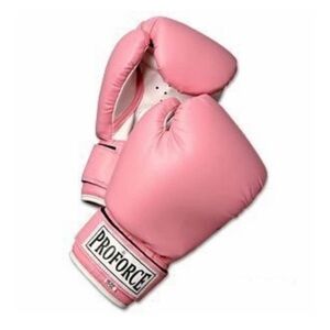 Pink Pro Force Boxing Gloves